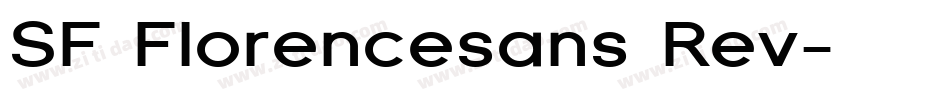 SF Florencesans Rev字体转换